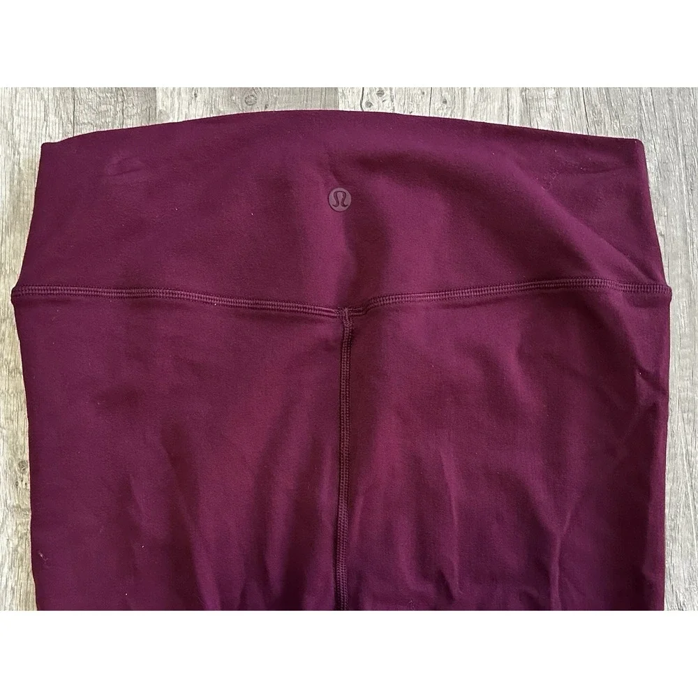 Lululemon Reveal Tight *Mesh Stripes Marvel (W5BU7S) Size‎ 8 fushia